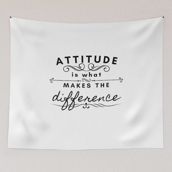 Item preview, Attitude Is What Makes The Difference designed and sold by BeBetterDaily.