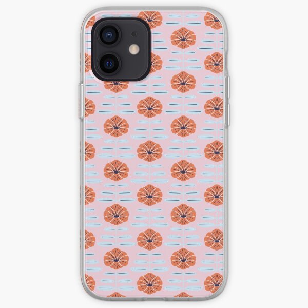 Pink poppies iPhone Soft Case