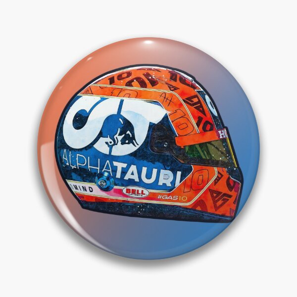 Item preview, Ilustraciones del casco protector AlphaTauri de Pierre Gasly F1 2021 designed and sold by d25bev.