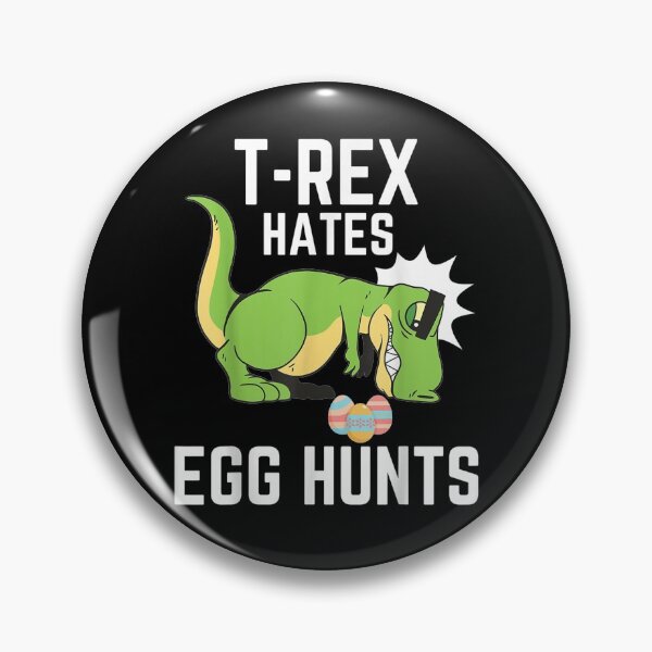 Item preview, Easter Day T Rex Hates Egg Hunts Easter Dinosaur Funny Boys  designed and sold by mylahKristian.