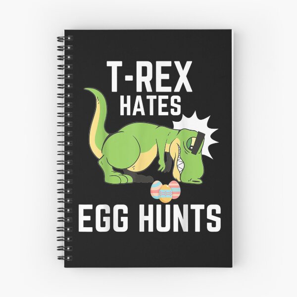 Item preview, Easter Day T Rex Hates Egg Hunts Easter Dinosaur Funny Boys  designed and sold by mylahKristian.