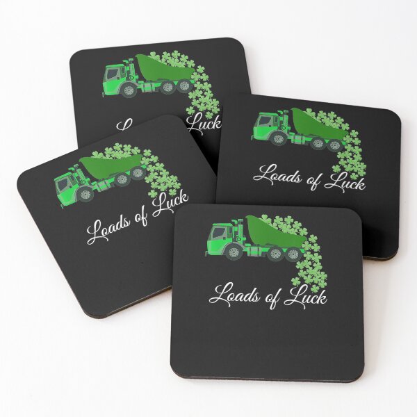 Item preview, Loads Of Luck Truck St Patricks Day Kids Shamrock  designed and sold by mylahKristian.