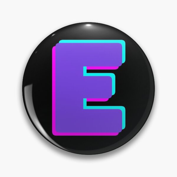Item preview, alphabet E, Purple E, three-dimensional effect E designed and sold by November17th.