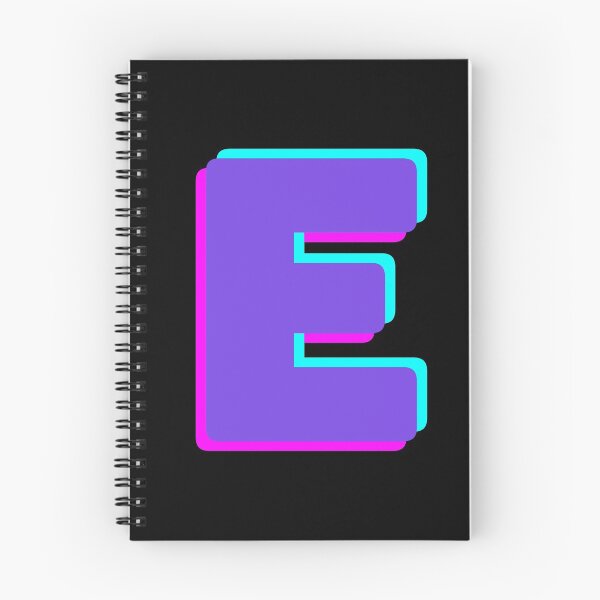 Item preview, alphabet E, Purple E, three-dimensional effect E designed and sold by November17th.