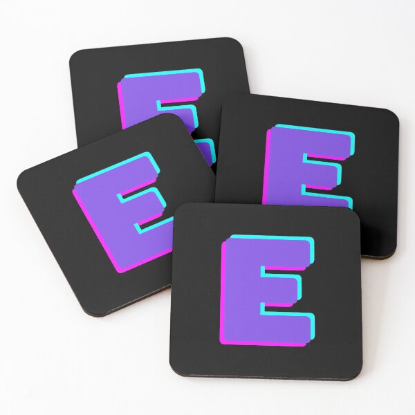 Item preview, alphabet E, Purple E, three-dimensional effect E designed and sold by November17th.