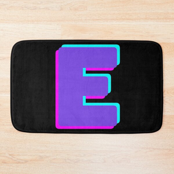 Item preview, alphabet E, Purple E, three-dimensional effect E designed and sold by November17th.