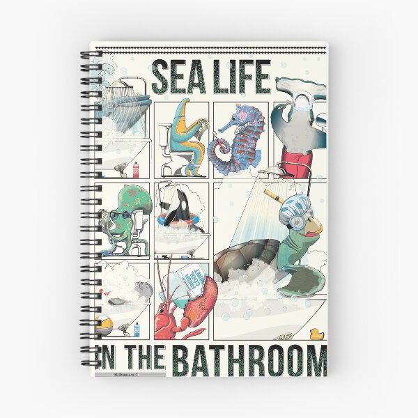 Item preview, Sea Life in the bathroom designed and sold by Wyattdesign.