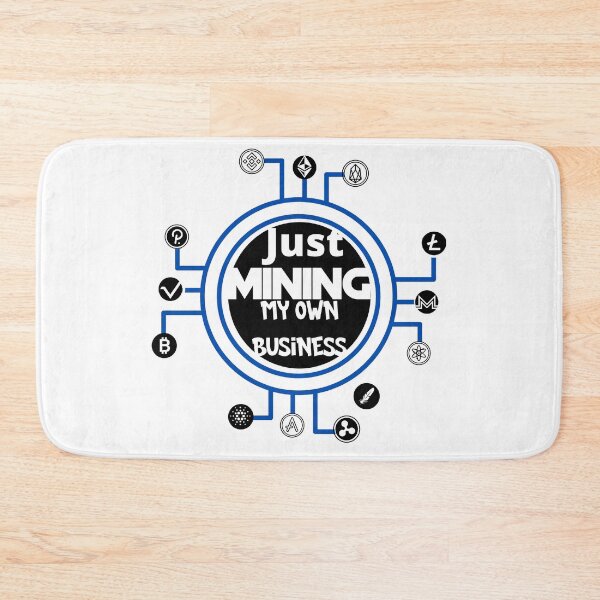 Item preview, Just mining my own business blue designed and sold by Cheerocki.