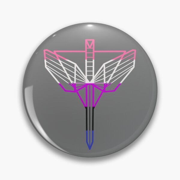 Item preview, The angel’s shield - genderfluid designed and sold by geekartistry.