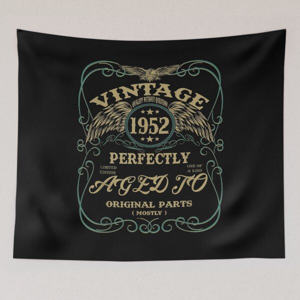 Item preview, Vintage Made In 1952 69th Birthday Gift  designed and sold by mylahKristian.
