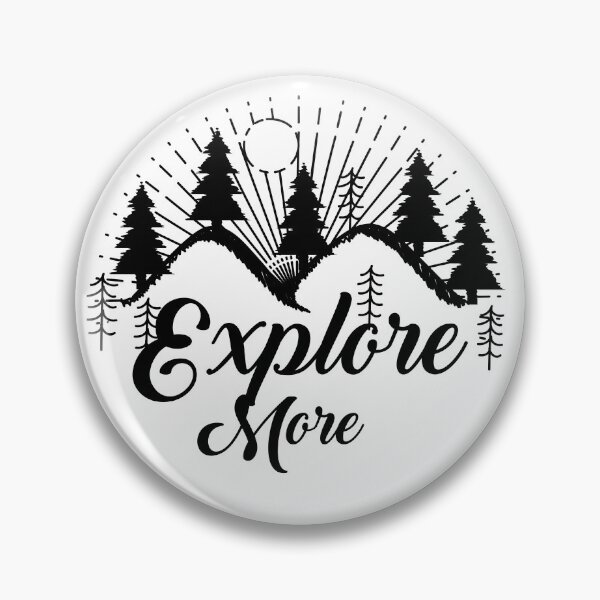 Item preview, Explore more hand drawn  with mountains trees sun inspirational Design designed and sold by Red-ElYoubi.