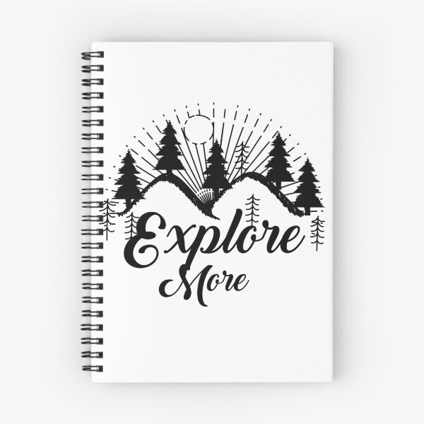 Item preview, Explore more hand drawn  with mountains trees sun inspirational Design designed and sold by Red-ElYoubi.