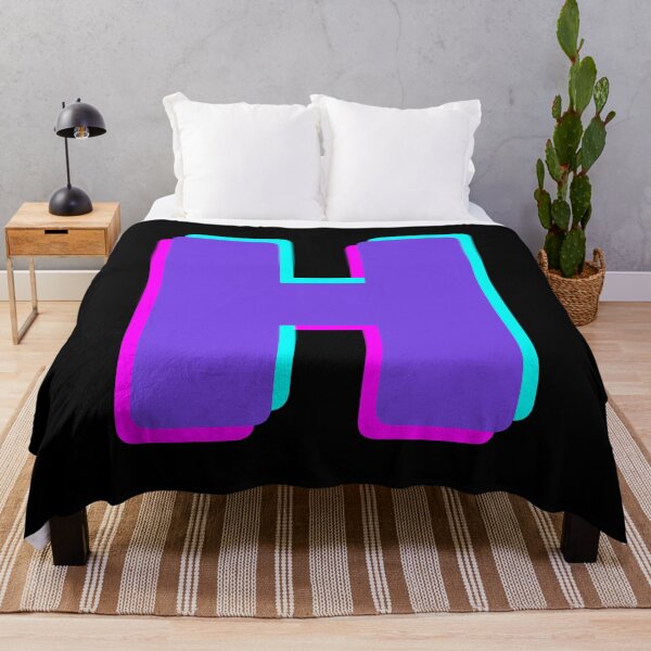 Item preview, alphabet H, Purple H, three-dimensional effect H designed and sold by November17th.