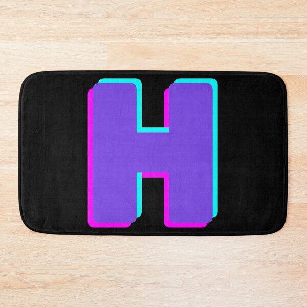Item preview, alphabet H, Purple H, three-dimensional effect H designed and sold by November17th.