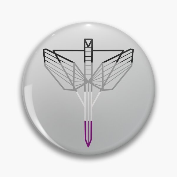 Item preview, The angel’s shield - asexual  designed and sold by geekartistry.
