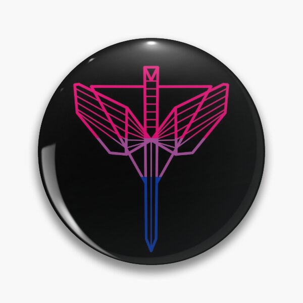 Item preview, The angel’s shield - bisexual designed and sold by geekartistry.