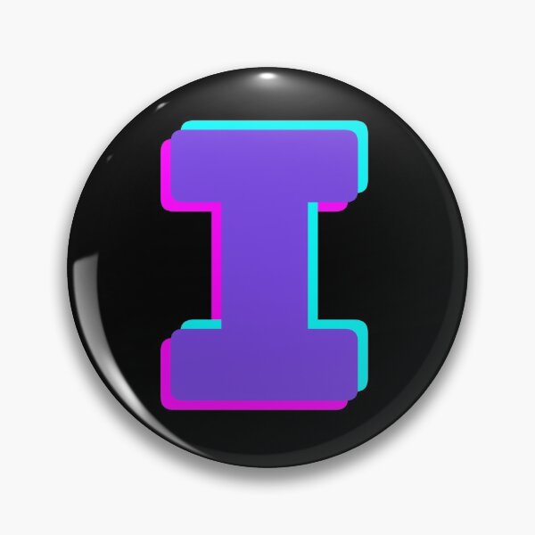 Item preview, alphabet I, Purple I, three-dimensional effect I designed and sold by November17th.