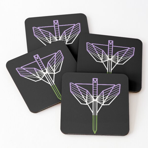 Item preview, The angel’s shield - aromantic designed and sold by geekartistry.