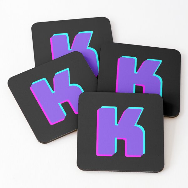 Item preview, alphabet K, Purple K, three-dimensional effect K designed and sold by November17th.