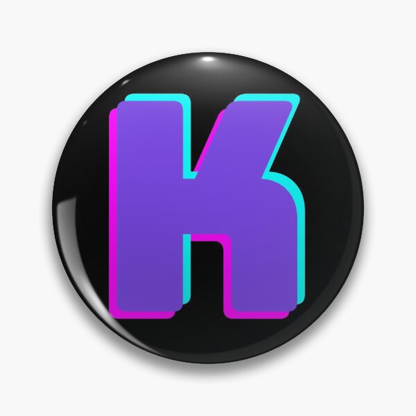 Item preview, alphabet K, Purple K, three-dimensional effect K designed and sold by November17th.
