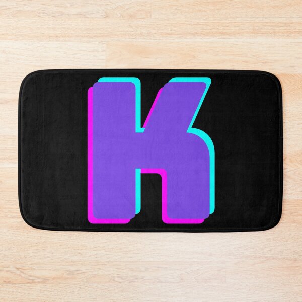 Item preview, alphabet K, Purple K, three-dimensional effect K designed and sold by November17th.