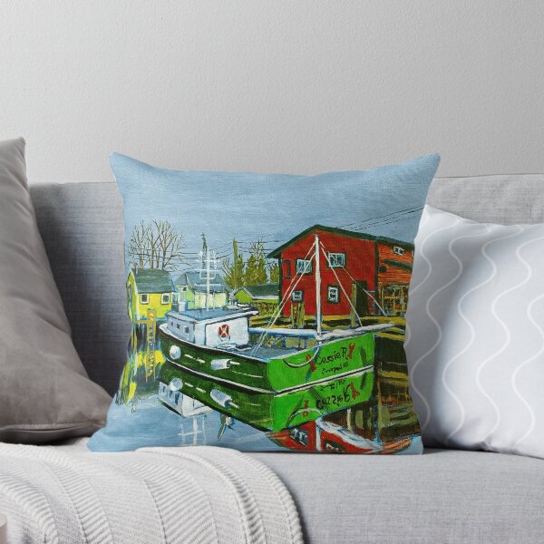 Aperçu de l'œuvre Bateau de homard dans Eastern Passage, Nouvelle-Écosse créée et vendue par TrudyFong.