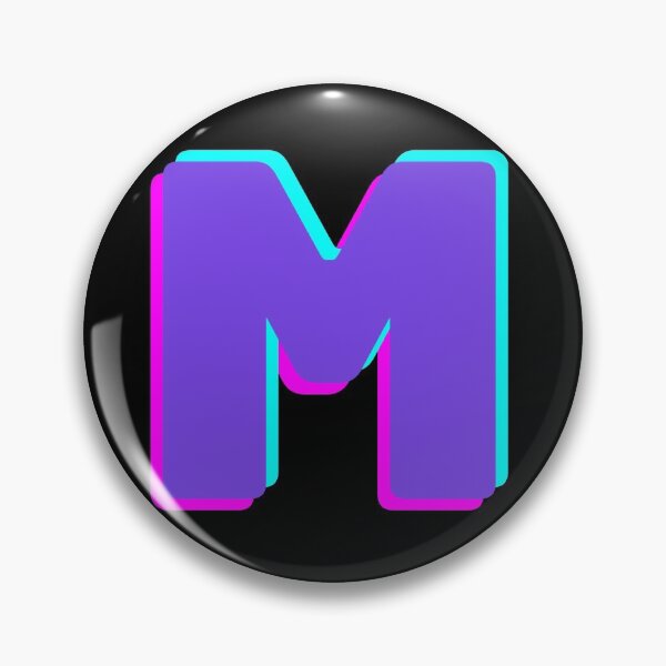 Item preview, alphabet M, Purple M, three-dimensional effect M designed and sold by November17th.