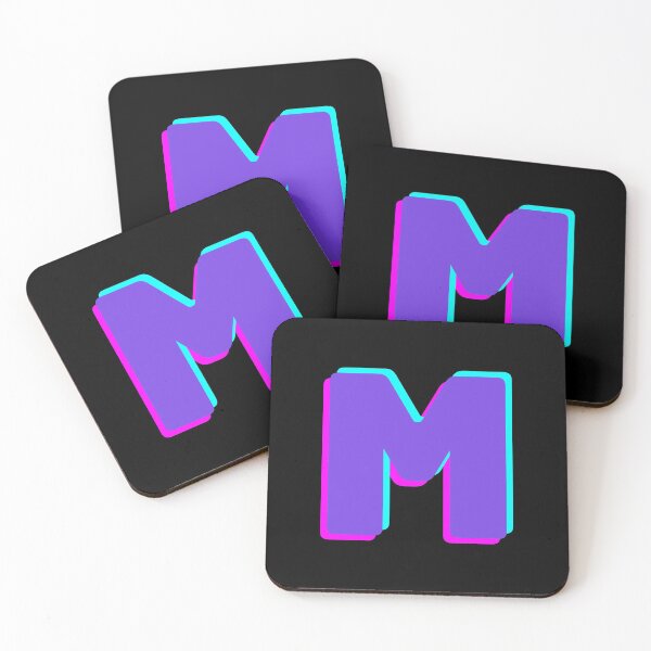 Item preview, alphabet M, Purple M, three-dimensional effect M designed and sold by November17th.