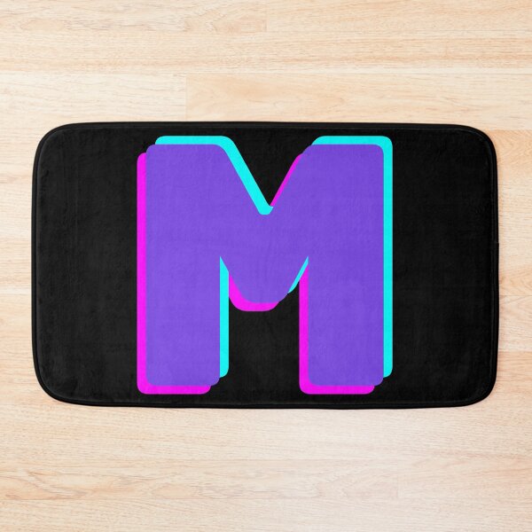 Item preview, alphabet M, Purple M, three-dimensional effect M designed and sold by November17th.