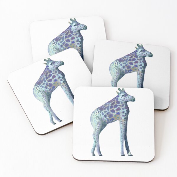 Item preview, NECKLESS giraffe blue designed and sold by Davide9.