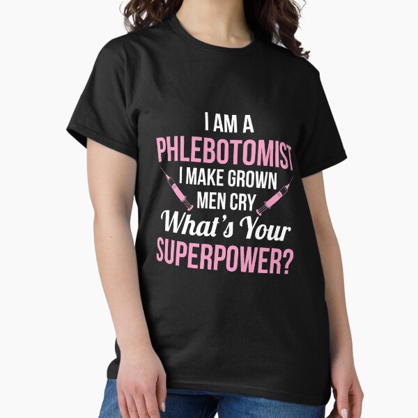 Item preview, Phlebotomist I Make Grown Men Cry Funny Gift designed and sold by Luna1Shop.