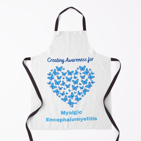Item preview, Creating Awareness for Myalgic Encephalomyelitis with Blue Butterfly Heart designed and sold by Chantelle  Spies.