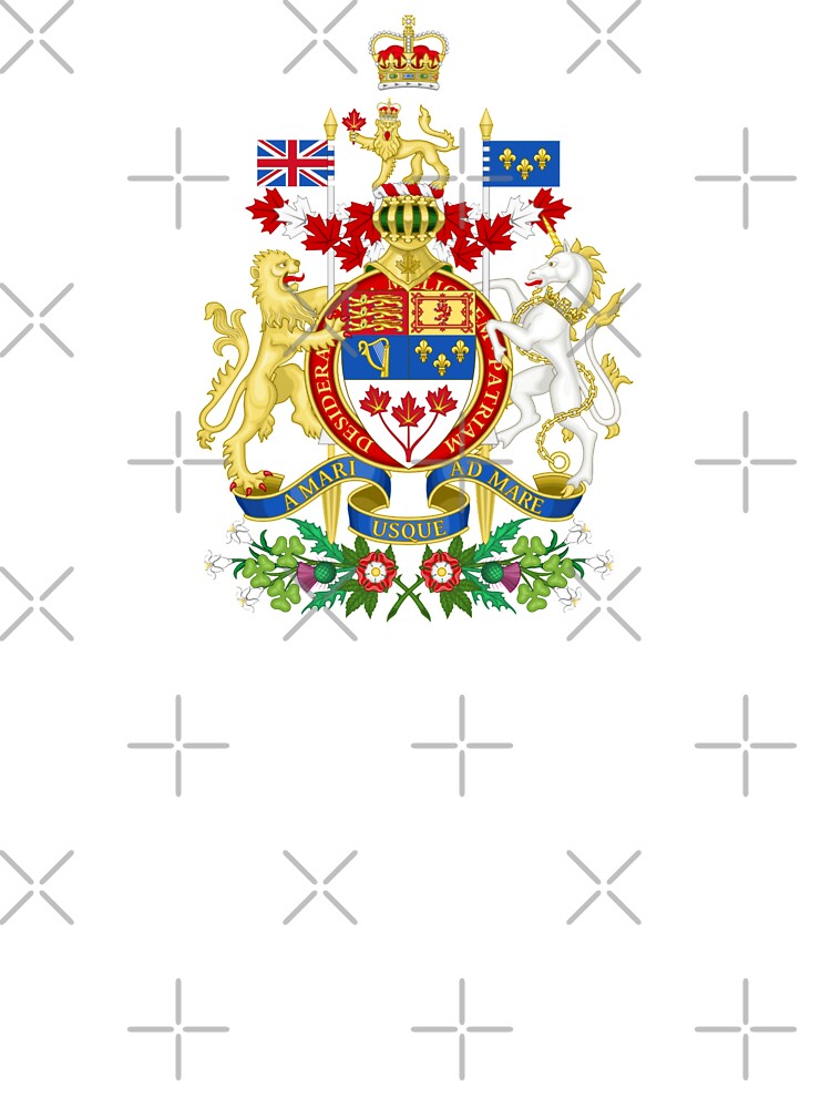 Thumbnail 2 of 2, Kids T-Shirt, Coat of arms of Canada designed and sold by Original1977.