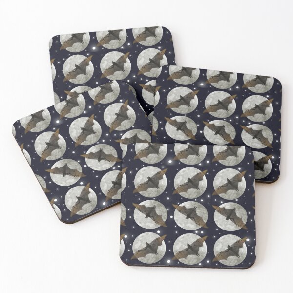 Item preview, Moonshine bat designed and sold by Moksha Patterns.