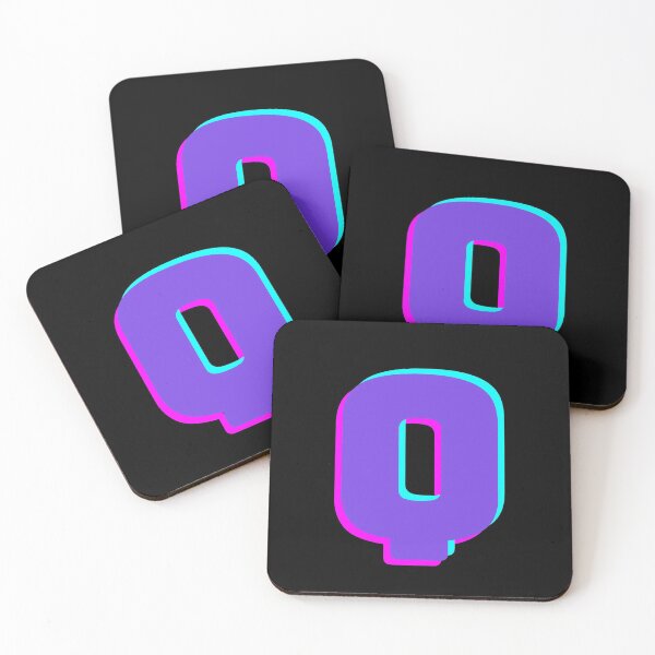 Item preview, alphabet Q, Purple Q, three-dimensional effect Q designed and sold by November17th.