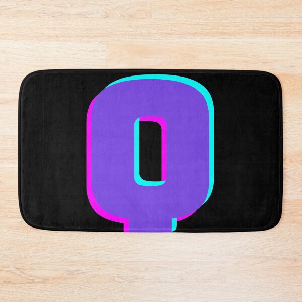 Item preview, alphabet Q, Purple Q, three-dimensional effect Q designed and sold by November17th.