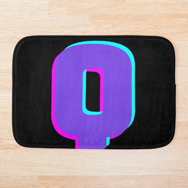 Item preview, alphabet Q, Purple Q, three-dimensional effect Q designed and sold by November17th.