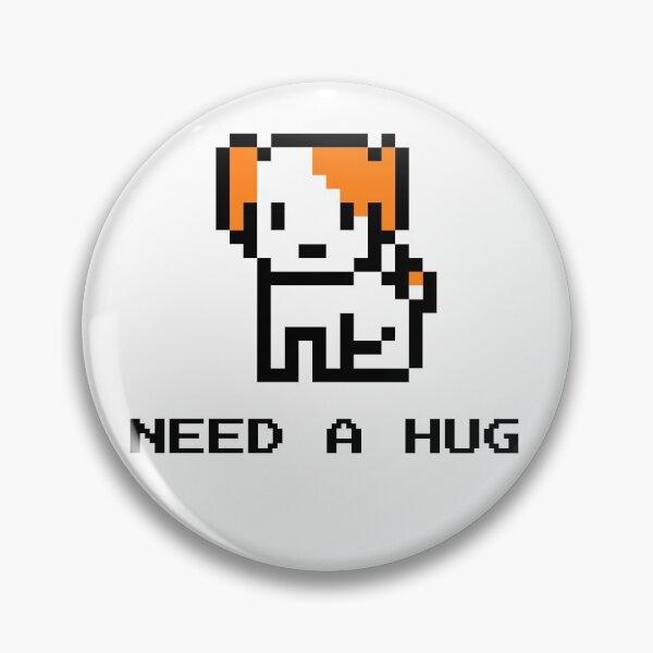 Item preview, 8-bit Gaming Cute Puppy Need A Hug designed and sold by Evartdesign.