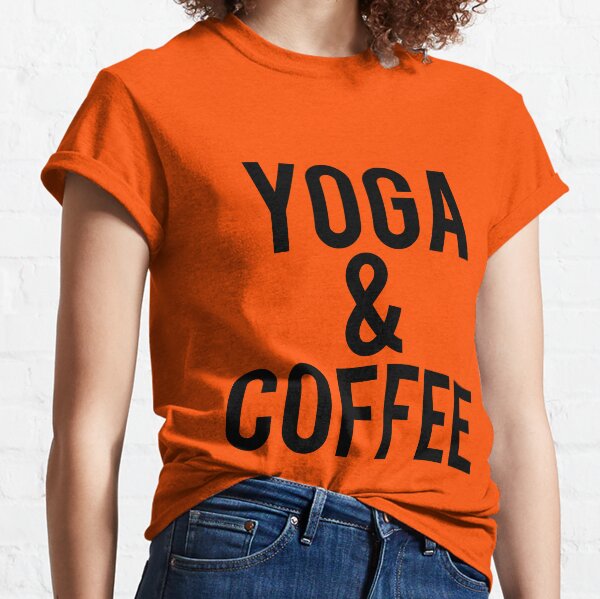 Yoga et café T-shirt classique