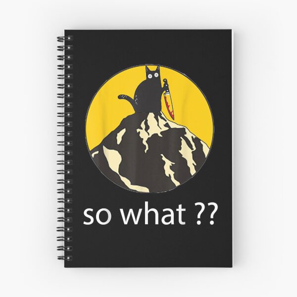 Item preview, Cat So What Funny Oua With A Knife Funny  designed and sold by mylahKristian.