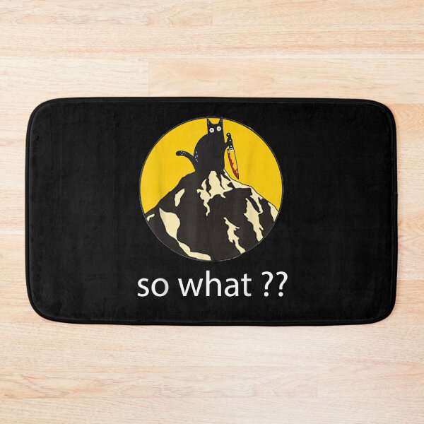 Item preview, Cat So What Funny Oua With A Knife Funny  designed and sold by mylahKristian.