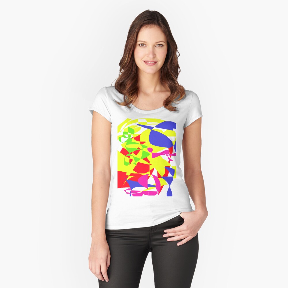 Item preview, Fitted Scoop T-Shirt designed and sold by raccoonsecret.