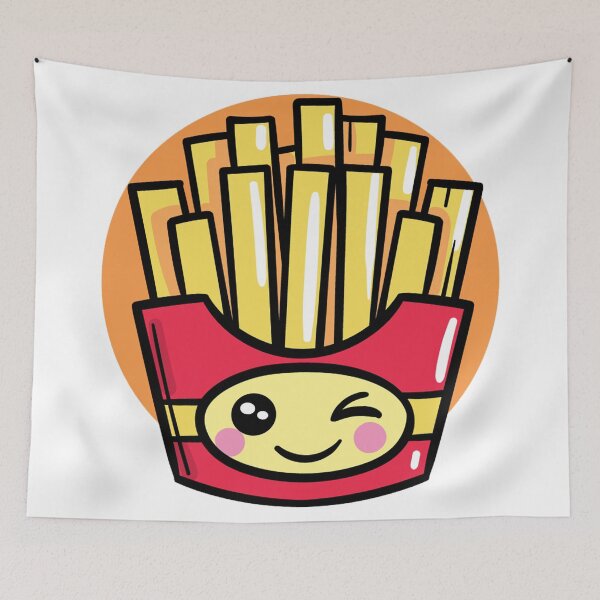 Item preview, Kawaii Fries designed and sold by KawaiiFoodArt.