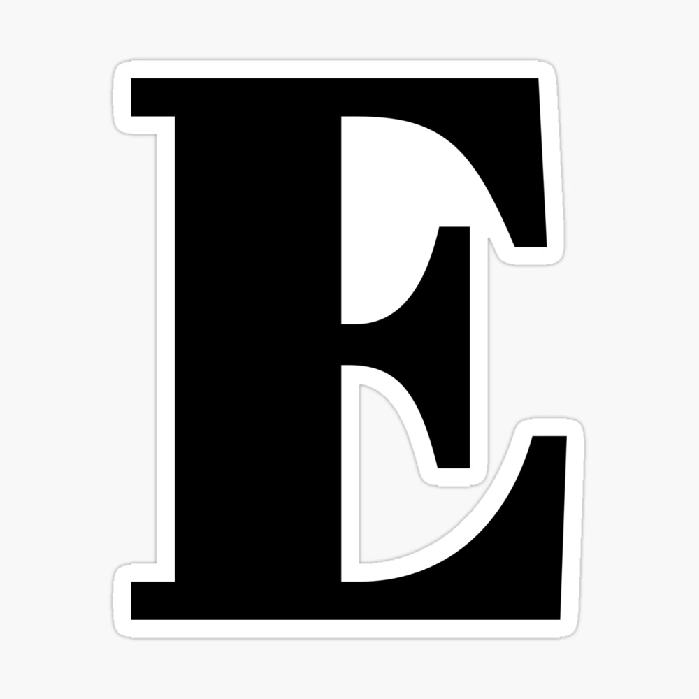 letter e wall decor letter e print letter e poster letter e wall art letter e sign letter e monogram letter e nursery decor initial e photographic print for sale by mouhamedmadani redbubble