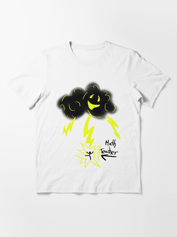 Thumbnail 3 of 7, Essential T-Shirt, Math Teacher by Raccoon Secret designed and sold by raccoonsecret.