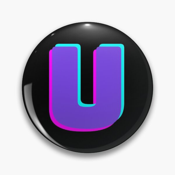 Item preview, u, alphabet u, Purple u, three-dimensional effect u designed and sold by November17th.