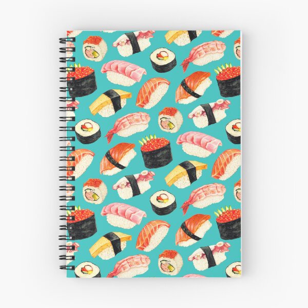 Item preview, Sushi Pattern - Blue designed and sold by Kelly  Gilleran.