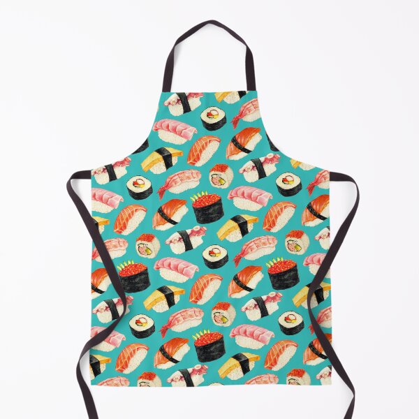 Item preview, Patrón de sushi - Azul designed and sold by Kelly Gilleran.