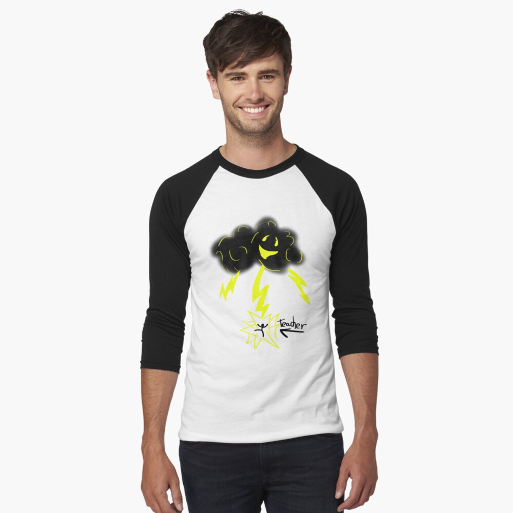 Item preview, Baseball ¾ Sleeve T-Shirt designed and sold by raccoonsecret.