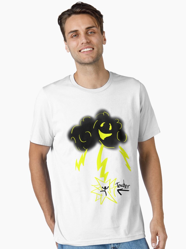 Thumbnail 1 of 7, Essential T-Shirt, Teacher by Raccoon Secret designed and sold by raccoonsecret.